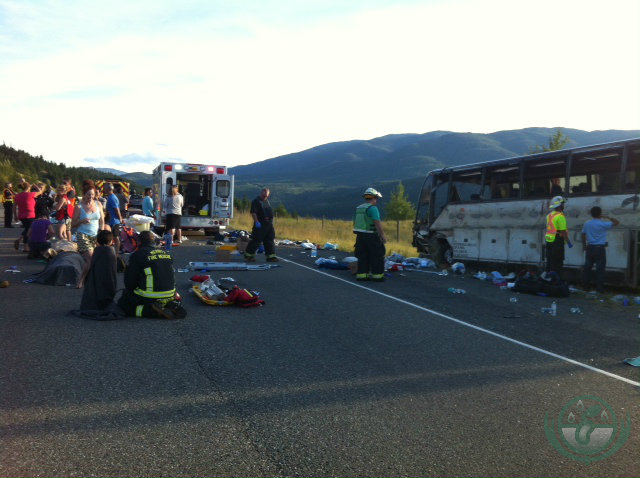 Order after the chaos in the BC bus accident on the Coquihilla in August 2014